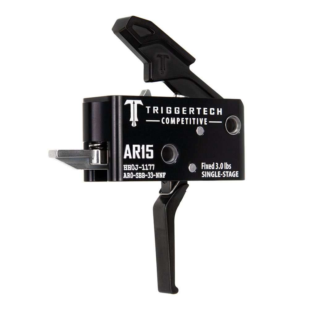AR15 - Single-Stage Competitive Black Straight Flat